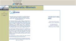 Desktop Screenshot of charismatic-women.tripod.com