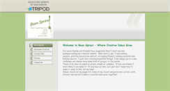 Desktop Screenshot of bean.sprout.tripod.com