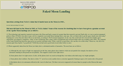 Desktop Screenshot of fakedmoonlanding.tripod.com