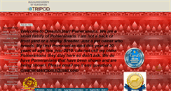 Desktop Screenshot of dreaminstarrpoms.tripod.com