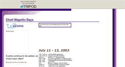 Desktop Screenshot of chiefwapellodays.tripod.com