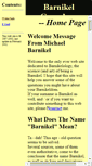 Mobile Screenshot of barnikel.tripod.com