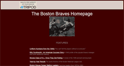 Desktop Screenshot of bostonbraves.tripod.com
