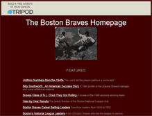 Tablet Screenshot of bostonbraves.tripod.com