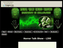 Tablet Screenshot of fearthedead.tripod.com