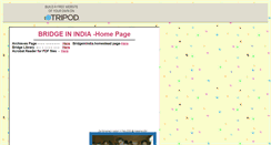 Desktop Screenshot of bridgeinindia.tripod.com
