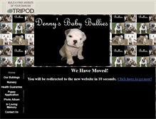Tablet Screenshot of dennysbabybullies.tripod.com