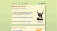 Desktop Screenshot of bled45.tripod.com