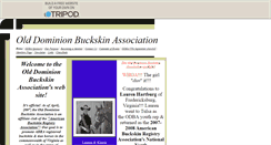 Desktop Screenshot of olddominionbuckskin.tripod.com
