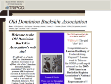 Tablet Screenshot of olddominionbuckskin.tripod.com