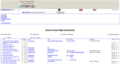 Desktop Screenshot of duranduranmp3.tripod.com