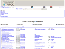 Tablet Screenshot of duranduranmp3.tripod.com