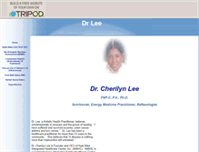 Tablet Screenshot of drlee100.tripod.com