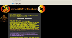 Desktop Screenshot of nobleflyer.tripod.com