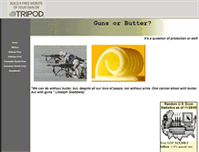 Tablet Screenshot of guns-or-butter.tripod.com