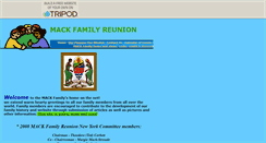 Desktop Screenshot of mackfamilyreunion.tripod.com