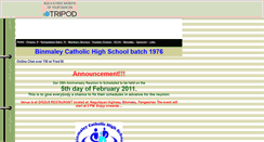 Desktop Screenshot of bchs76.tripod.com