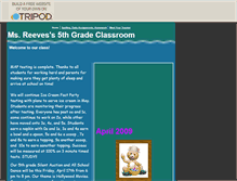 Tablet Screenshot of creeves820.tripod.com