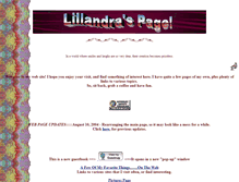 Tablet Screenshot of lillandra.tripod.com
