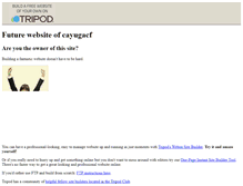 Tablet Screenshot of cayugacf.tripod.com