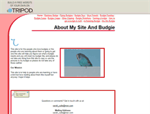Tablet Screenshot of budgielove.tripod.com