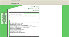 Desktop Screenshot of colttommygunner.tripod.com