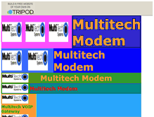 Tablet Screenshot of multitech-modem.tripod.com