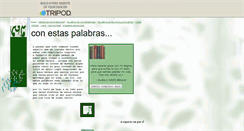 Desktop Screenshot of conestaspalabras.tripod.com