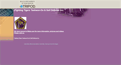 Desktop Screenshot of fightingtigerspr.tripod.com