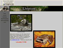 Tablet Screenshot of ilherps.tripod.com