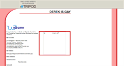 Desktop Screenshot of derekisgay1.tripod.com