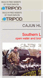 Mobile Screenshot of cajunhunters.tripod.com