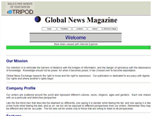 Tablet Screenshot of globalnewsmagazine.tripod.com