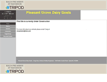 Tablet Screenshot of pleasantgrovedairy.tripod.com