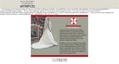 Desktop Screenshot of elizabethbridal.tripod.com
