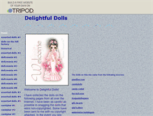 Tablet Screenshot of delightfuldolls.tripod.com
