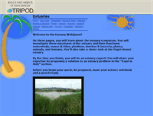 Tablet Screenshot of estuary-webquest.tripod.com
