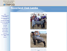 Tablet Screenshot of neverlandclublambs.tripod.com