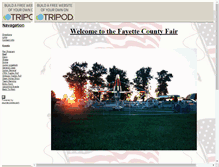 Tablet Screenshot of fayettecountyfair.tripod.com