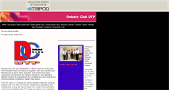 Desktop Screenshot of debateclubutp.tripod.com