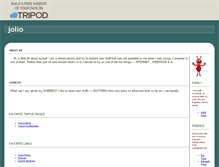 Tablet Screenshot of jolio.tripod.com