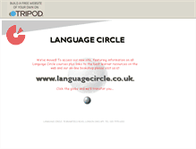 Tablet Screenshot of languagecircle.tripod.com