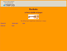 Tablet Screenshot of basikuke.tripod.com