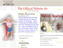 Tablet Screenshot of mariamontana.tripod.com