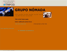 Tablet Screenshot of grupo-nomada.tripod.com