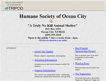 Tablet Screenshot of humanesociety.tripod.com
