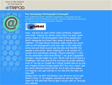 Tablet Screenshot of genealogyphotos0.tripod.com