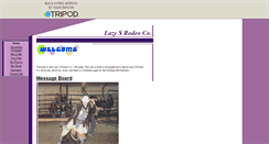 Desktop Screenshot of lazysrodeoco.tripod.com