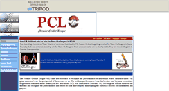 Desktop Screenshot of premiercricketleague.tripod.com