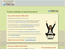 Tablet Screenshot of daronlunsford.tripod.com